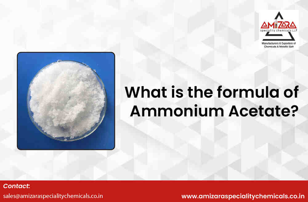 ammonium acetate formula